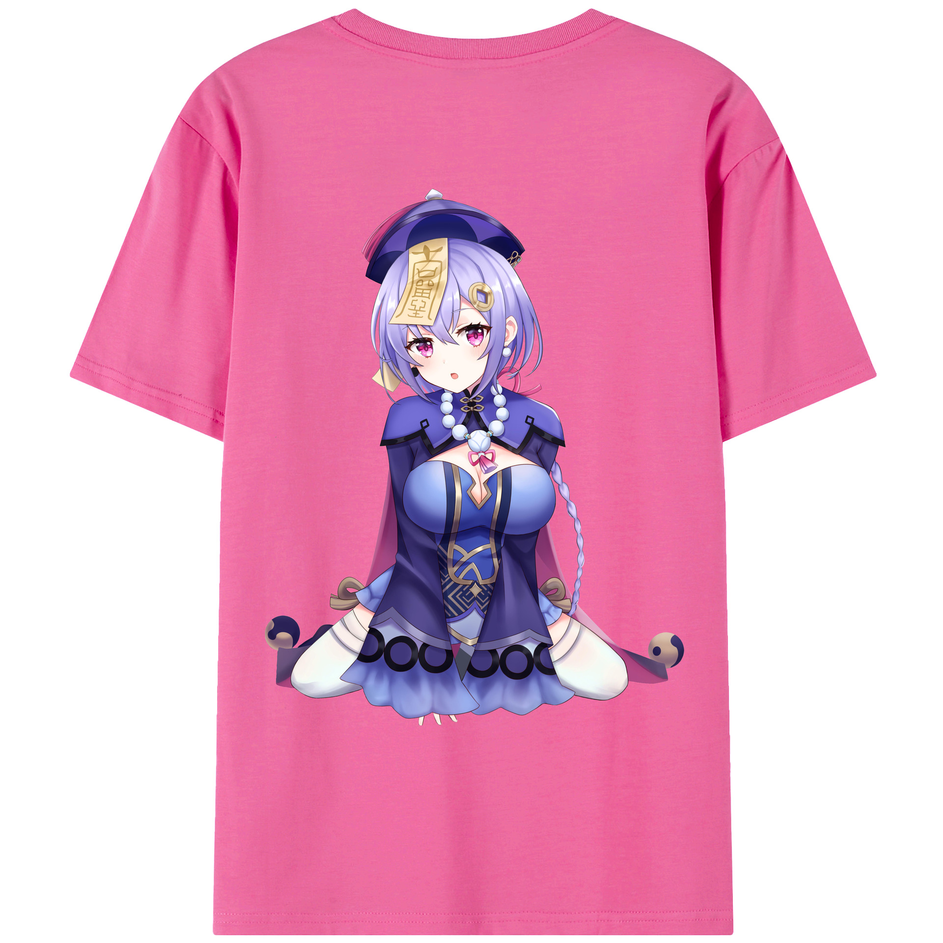 げんし神 七七 なな  genshin Nana レディース半袖Tシャツ(バックプリント)